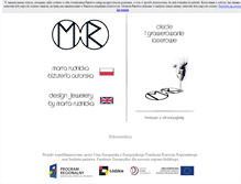 Tablet Screenshot of martarudnicka.com